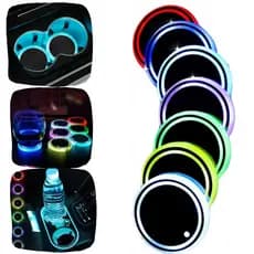 Porta copo Garrafa LED Impermeável Capa Silicone veiculo antiderrapante Acessórios  Interior Carro