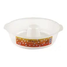 Forma Microondas P/ Pudim Bolos Manjar Com Furo 23,5 cm Diâmetro