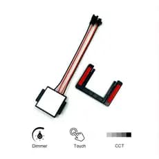 Interruptor Touch Para Espelho LED 12V 5A 60W Dimerizável Sensor Toque Liga Desliga Uma, Duas Vias Botão Touch Banheiro