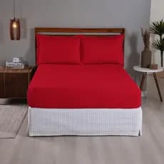 kit Capa Protetora de colchão Casal Queen King Não Impermeavél ideal para seu quarto cores variadas elegante protegida