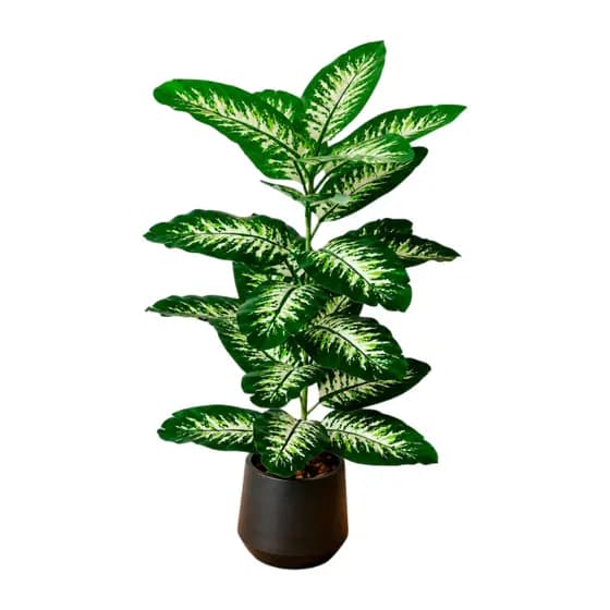 Planta Artificial Realista Grande Alta Decoração para Sala  Escritório Ficus Lyrata Toque Real Luxo