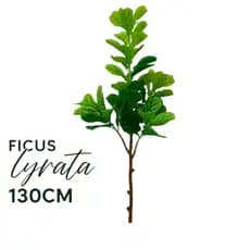 Planta Ficus Lyrata Arvore Artificial Grande Decorativa Toque Real Premium não acompanha vaso