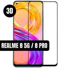 Película de Hidrogel ou  Vidro  3D Para Celular Realme 8 5G Realme 8 Pro