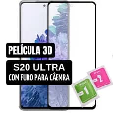 Película de Vidro 3D 9D Samsung Galaxy S20 FE Celular e Smartphone