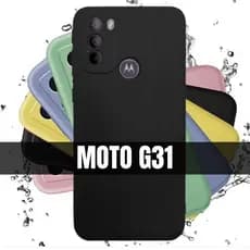 Capa Case Silicone Aveludada Para Motorola Moto G31 Capinha em Diversas Cores