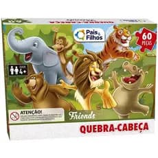 Quebra Cabeça 60 Peças Friends Premium 2971 Pais E Filhos