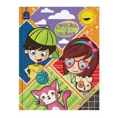 Caderno Quadriculado 40 Folhas Começando A Escrever Foroni