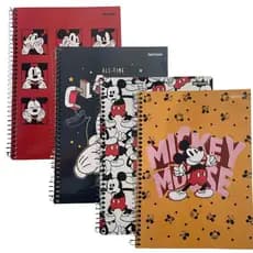 Caderno Espiral Capa Dura Mickey 80 Folhas Starschool