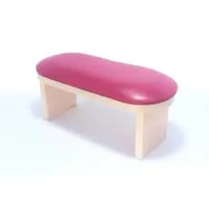 Apoio de Mão - Apoiador de Mão MDF Pink com Rosa - Nail designer Manicure - Alongamento de Unha