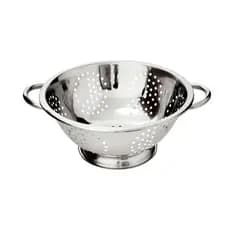 Escorredor De Massas Macarrão Em Inox Com Alça 24 Cm