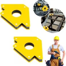 Kit 2 Esquadro Magnético P/ Solda E Montagem Industrial 35kg