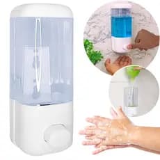 Porta Sabonete Líquido E Alcool De Parede Multiuso 600 Ml