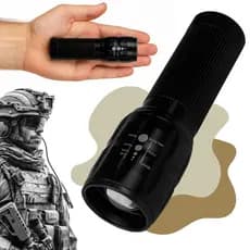 Lanterna Militar Tática Compacta Zoom Potente Profissional