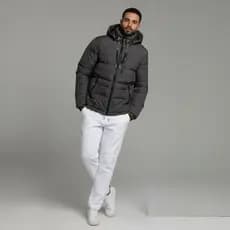 Jaqueta Maculina Novo Modelo Bobojaco 2026 Modelo Masculino Jaqueta Bomber Semi Impermeável Puffer Motoqueiro