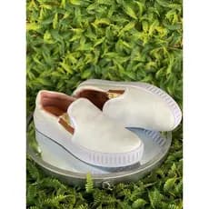 Tênis Feminino Iate Sem Cadarço Slip-On Slipper Sapatilha Alpargata Casual Estilo.