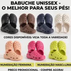 Babuche 100% EVA Conforto Feminino Masculino Anatômico Calce Fácil Impermeável Macio Antiderrapante