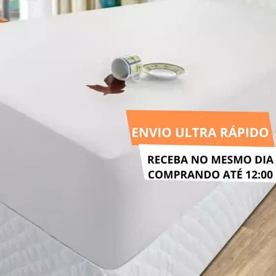 Capa Protetora Colchão Queen Impermeável Master Comfort Contra Pó, Líquido, Sujeira, Fixa Firme