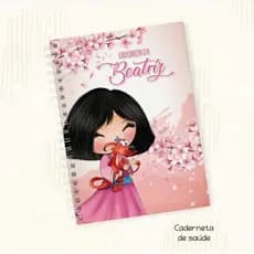 Caderneta de Vacinação Personalizada/Saúde Completa /Com Nome /Cute