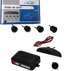 Sensor De Ré Estacionamento De Carro Com Tela De Claro De Fundo Para/Sensores 4 Lelong PRETO