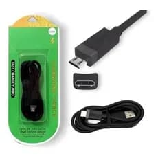 Cabo USB Celular Carregador Dados Veloz Turbo V8 Micro Usb 25w Cor Preto