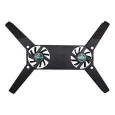 Ventilador de resfriamento antiderrapante com fundo resfriado