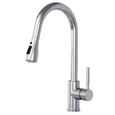 Torneira De Cozinha Gourmet Monocomando Com Misturador de Temperatura Modos Ducha Spray e Jato