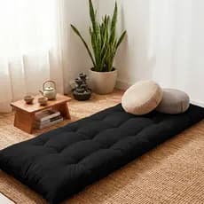 Futon Colchão 170x60 Solteiro Decorativo Almofada  Acampamento-Decorativa Colchonete