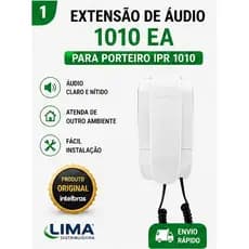 Extensão de Áudio 1010 EA para Porteiro Intelbras IPR 1010 Interfone Residencial