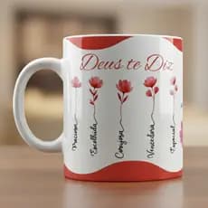 Caneca Personalizada com Nome Xícara Presente para Amiga Amigo Invisível Frases Motivacionais