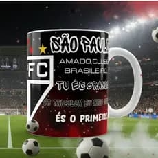 Caneca Times de Futebol Presente Torcedor Torcida Libertadores Brasileirão