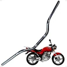 Guidão Cromado Cometa Com Suporte de Pesos Para Suzuki En125  yes 2005 2006 2007 2008 2009 2010 2011