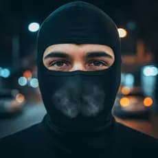 Touca Ninja Balaclava Para Motoboy Kart Airsoft Bike Paintball Trilha Frio De Poliamida Resistente