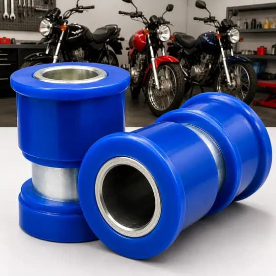 Kit Buchas Balança Quadro Elastico Para Cg Titan 125 150 Todos Anos Saquinho Azul Da Pra Cg Titan160