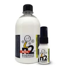 Kit Refil n2 Bloqueador Odores Sanitários 510ml Neutralizador Odorizador Banheiro Lixeira Pet