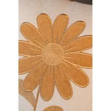 Almofada Bordada Margarida - Bem me Quer 45x45cm com Enchimento
