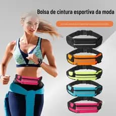 Bolsa Pochete Premium Unissex Esportiva Sem Volume Compacta Leve impermeável porta celular porta garrafa