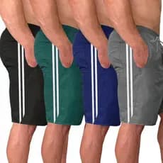 Kit 3 Bermudas Tactel Masculina Plus Size 3 Bolsos Short Masculino Reforçado Envio Imediato