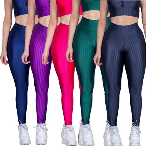 Calça Leg Legging 3D Feminina Academia Cintura Alta Levanta Bumbum Envio Imediato