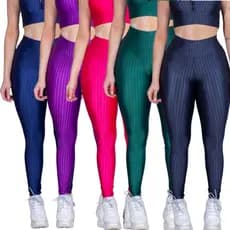 Calça Leg Legging 3D Feminina Academia Cintura Alta Levanta Bumbum Envio Imediato