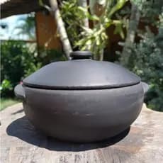 Kit de Duas(2) Panelas de Barro | Jogo de Panela de Barro Capixaba | Conjunto de Caçarola Artesanal