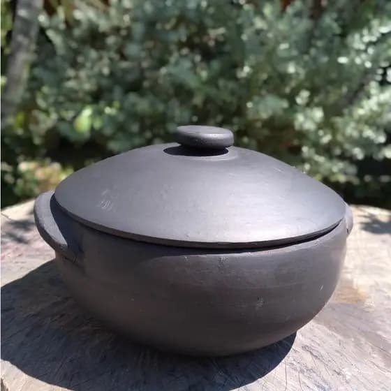 Panela de Barro Capixaba Nº 0 | Caçarola Artesanal de Cerâmica 3L