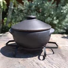 Panela de Barro Capixaba Nº 000 | Caçarola Artesanal de Cerâmica 1L