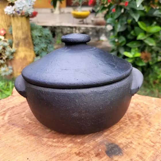 Panela de Barro | Panela Capixaba | Caçarola Artesanal de Cerâmica