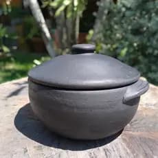 Panela de Barro Capixaba Nº00 | Caçarola Artesanal de Cerâmica 2L