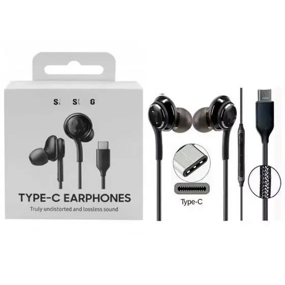 Fone de Ouvido com Fio Tipo-C Original AKG com 4 ear tips extras 3.5 mm