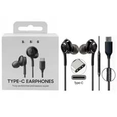 Fone de Ouvido com Fio Tipo-C Original AKG com 4 ear tips extras 3.5 mm