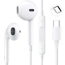 Fone de Ouvido Tipo-C Intra Aurricular Com Som Estéreo Compatível Com Adroid e Iphone15/16/17...