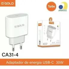 Fonte Carregadora Turbo PD 30W entrada TIPO-C ...CA31-4