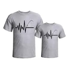 Kit 2 Camisetas Pai E Filho(a) Pesca Pescaria Pescador peixe