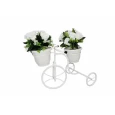 Decoração Bike Com 2 Vasos Para Decorar Jardim E Casa